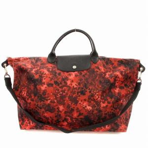 ル プリアージュ 1624627379 トートバッグ ボストン ショルダーバッグ 2WAY ナイロン 赤 黒