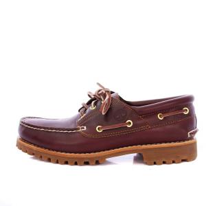 Timberland 3 EYELET CLASSIC RUGSOLE デッキシューズ レザー UK9 ブラウン 50009