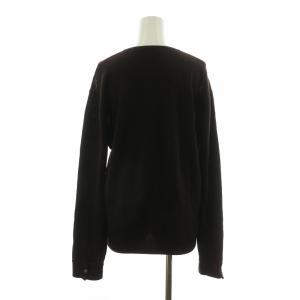 BURBERRY BLACK LABEL ニット セーター アーガイル プルオーバー 長袖 3 ブラウン BMT07-506-58