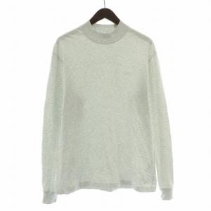 Tシャツ ロンT 長袖 クルーネック ロゴ ストレッチ S グレー /BB