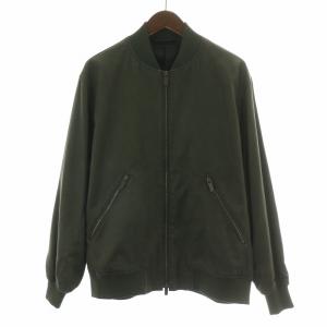 コマスウェードブルゾン アウター ジップアップ フェイクスエード 48 カーキ JRJHIA0304 /BB