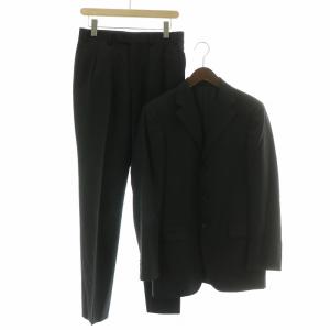 シングルスーツ セットアップ テーラードジャケット 総裏地 テーパードパンツ スラックス タック ジップフライ