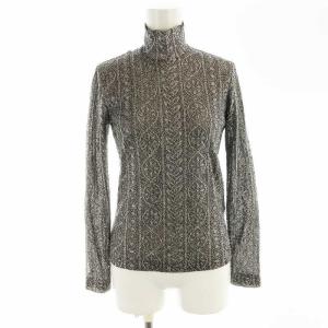 カットソー 長袖 ハイネック シルバーカラー 38 06276074