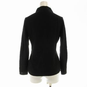 VIVIENNE TAM ニット セーター 長袖 花刺繍 0 黒 ブラック 016270031