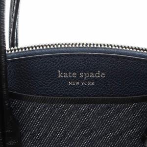 kate spade new york マルゴー デニム ミディアム サッチェル ハンドバッグ 紺 ネイビー /AN8