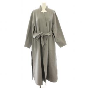 ウールカシミヤスタンドカラーケヌキコート 36 グレー 6525-299-0738