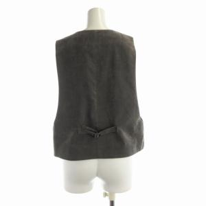 JILL STUART ベルベッティンベスト ジレ F グレー 092-3250009 /RO