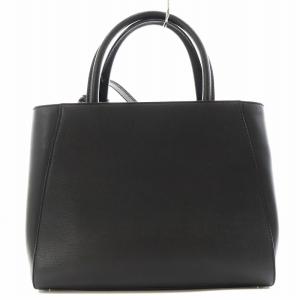 FENDI プチ 2JOUR ハンドバッグ 2way ブラック 8BH253-D7E
