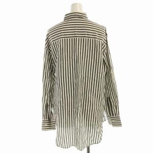 Spick&Span シャツ ブラウス 長袖 ストライプ 白 ホワイト 22050200208020