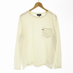 【新品未使用】A.P.C. モックネック 刺繍ロゴ Tシャツ 白 S 楽天市場】アーペーセー Tシャツ メンズ ロゴ 半袖 カジュアル