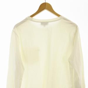 A.P.C. Tシャツ 長袖 ロゴ M 白 ホワイト 25082192702 /EE