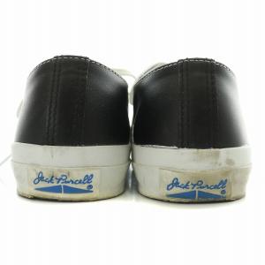 CONVERSE JACK PURCELL BLACK LEATHER ジャックパーセルブラックレザー スニーカー US7