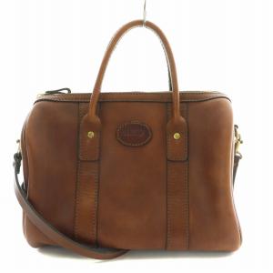 2WAY ボストンバッグ ブラウン