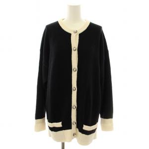 22SS バイカラーカーディガンブークレ BI-COLOR CD BOUCLE クルーネック 長袖 00