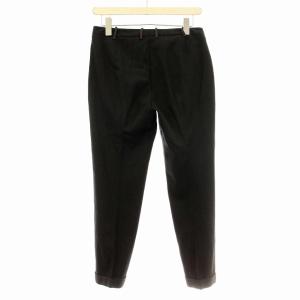 JIL SANDER スラックス クロップド パンツ DW306050 薄手 34 チャコールグレー