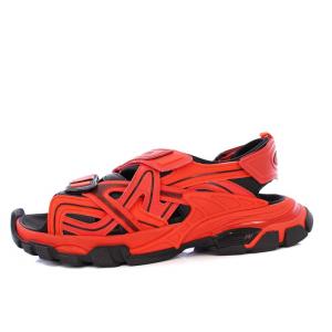 BALENCIAGA TRACK SANDAL 43 レッド ブラック