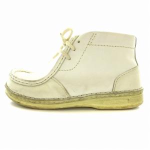 BIRKENSTOCK ブーツ ショートブーツ レースアップ レザー 37 白 ホワイト