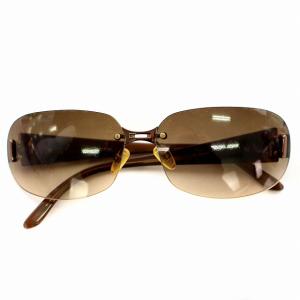 サングラス マカダムロゴ フレーム無し 茶 ブラウン /G OH