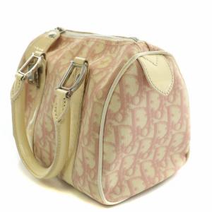 Christian Dior トロッター ミニボストン ピンク