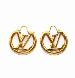 LOUIS VUITTON ブックル ドレイユ ルイーズ ピアス フープ M00396 ゴールドカラー