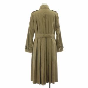 Lois CRAYON トレンチコート アウター ロング丈 ベルト プリーツ M ベージュ