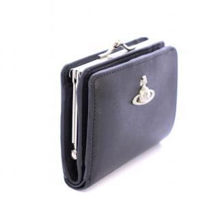 Vivienne Westwood 二つ折り財布 オーブ がま口 ブラック