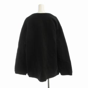 JOURNAL STANDARD 22AW スウェットオーバーカーディガン トッパー 長袖 F 黒 ブラック 22-070-400-8040-3-0