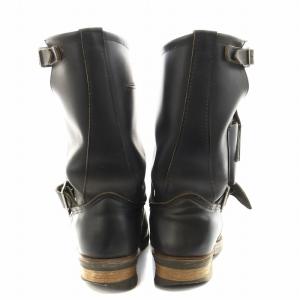 RED WING ナイフポケット エンジニアブーツ レザー 5.5 ブラック 8270