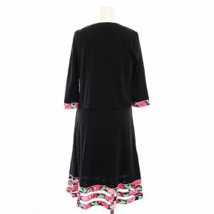 LEONARD Fashion セットアップ 花柄 34 ブラック