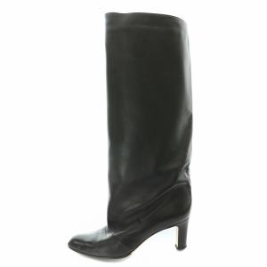 ロングブーツ 37 ブラック