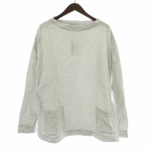 PC stand col box ST PCスタンドコルボックスST カットソー 長袖 無地 麻 リネン混