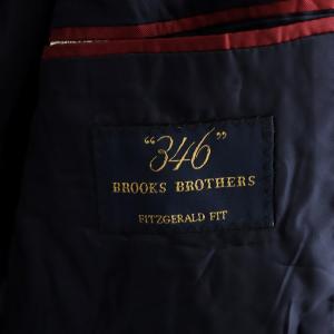 Brooks Brothers テーラードジャケット シングル チェック柄 ウール 42 赤 レッド 青 ブルー /AN32
