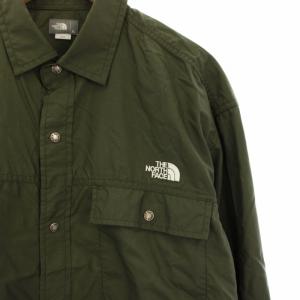 THE NORTH FACE L/S NUPTSE SHIRT シャツ 長袖 XL カーキ NR11961