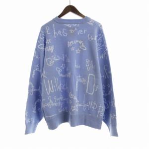 CONVERSE タグ付き abstract pattern knit pullover ニット セーター プルオーバー