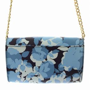 MICHAEL KORS チェーンウォレットバッグ 財布 35S8GTVC3T フローラルプリント 花柄 ショルダーバッグ 青 ブルー