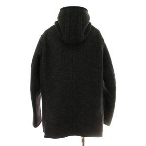 DANTON ウールモッサ シングルフードジャケット JD-8458 ブルゾン ウール 38 チャコール