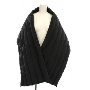 エンベロップダウンストール マフラー ショール 黒 ブラック /YM
