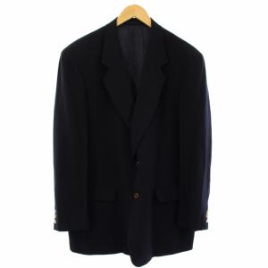 ヴィンテージ テーラードジャケット 背抜き ST52-57 紺 5985 /TK