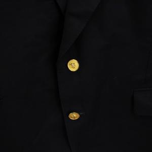 LANVIN テーラードジャケット ブレザー 2B 金ボタン アウター ST52-57 紺