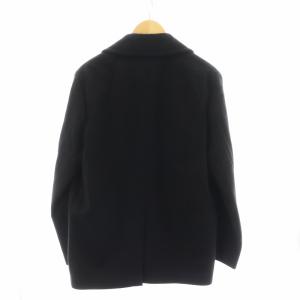 PAUL SMITH チェスターコート ミドル丈 ウール カシミヤ混 アウター M 黒 ブラック PF-SL-87876 /AN14