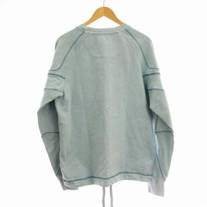 DIESEL スウェット A03691 トレーナー 長袖 M 水色 ライトブルー