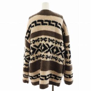 Shinzone カウチン カーディガン COWICHAN CARDIGAN ウール F0 ベージュ 茶 ブラウン 黒 ブラック