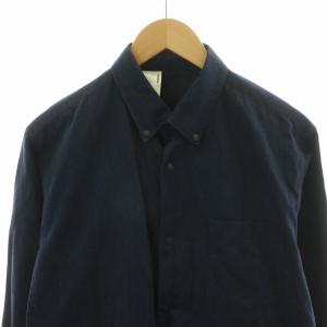 DIESEL デニムシャツ ボタンダウン 長袖 40 ネイビー