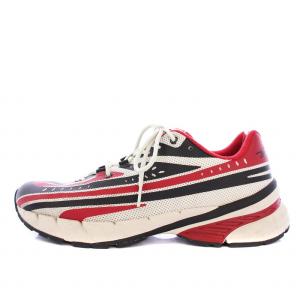 D-AIRSPEED LOW スニーカー ローカット US9 赤 黒 /KH D