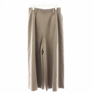 FOXEY 20年製 Olivier ワイドパンツ 42 グレージュ 41156