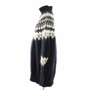 BATONER MOHAIR NORDIC TURTLE NECK TUNIC ニット セーター モヘヤ アルパカ混 長袖