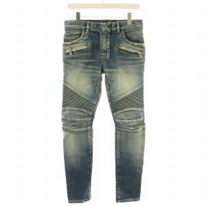 未使用・タグ付き★バルマン　バイカーデニム　スキニー　ジップ　38 楽天市場】バルマン BALMAIN メンズ デニム スキニー デザイン