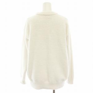 gelato pique 24AW ベビモコアイスジャガードプルオーバー ルームウェア ニット セーター 長袖 F 白 ホワイト PWNT245013