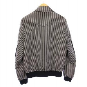 LANVIN ウエスタンジャケット アウター ストライプ 46 グレー RMOU0018 /KH