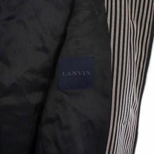LANVIN ウエスタンジャケット アウター ストライプ 46 グレー RMOU0018 /KH